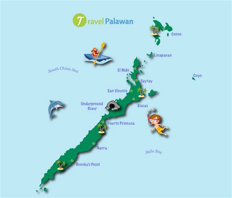 map palawan philippines